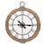 Elevate your home's aesthetic with the Beaded Wood Wall Clock with Metal Face. Measuring 30"H, this stunning piece...