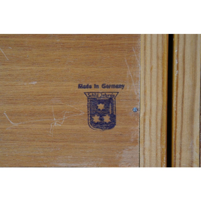 2 Schild Intarsia German Wood Inlay Marquetry Cityscapes Street Scenes 11" For Sale - Image 4 of 12