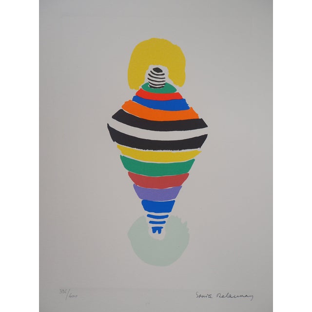 Sonia Delaunay, Robe, Lithograph For Sale