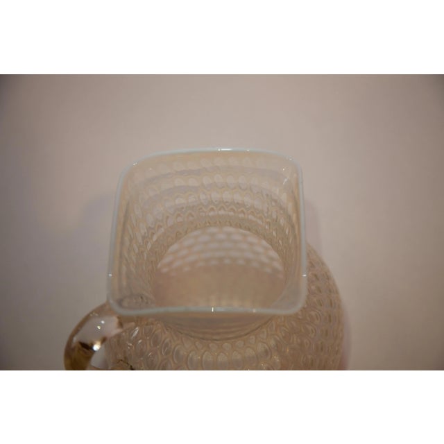 Early 20th Century Early 20th Century Hobbs Brockunier Windows Glass Pitcher For Sale - Image 5 of 7