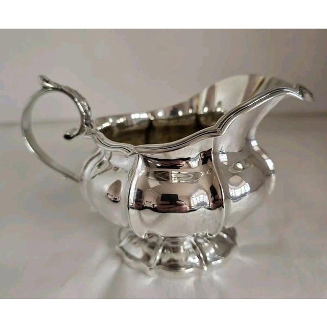 19th Century William IV Sterling Silver Cream Jug by William Eaton, 1834 For Sale - Image 5 of 18