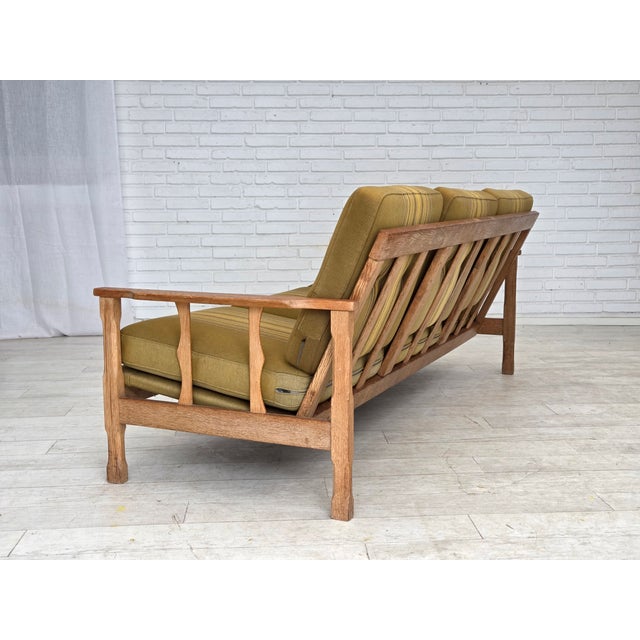 Vintage Danish Three-Seater Sofa in Furniture Wool, 1970s For Sale - Image 12 of 18