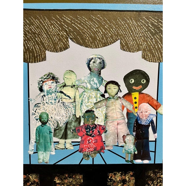 Black Miriam Schapiro, Large Mixed Media Collage Painting Great Jewish Feminist Artist Miriam Schapiro, 2002 For Sale - Image 8 of 13