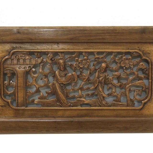 Long Antique Open Carved Panel in Five Sections For Sale - Image 5 of 9