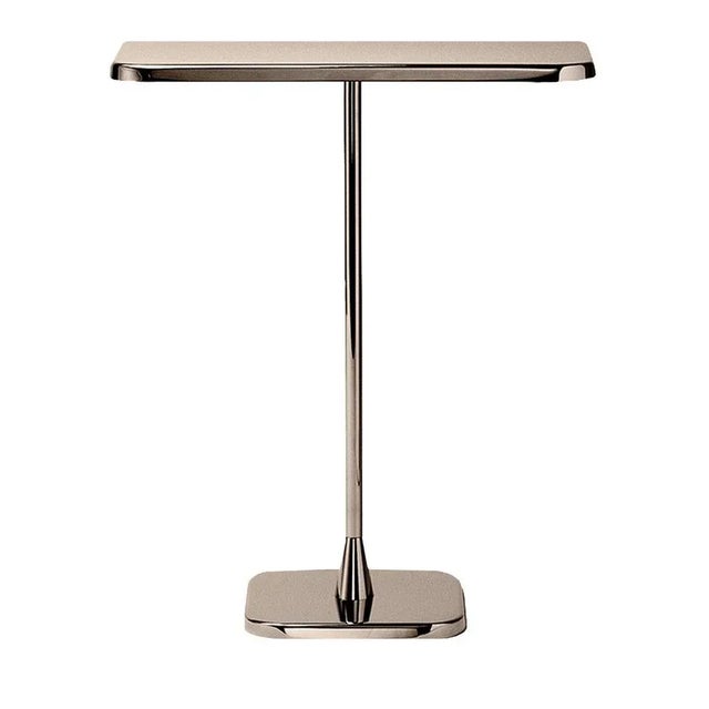 Part of the Opera collection, this rectangular side table features geometric silhouettes and curved corners. The...