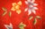 Textile 1920s Red Field Modern Floral Antique Chinese Knotted Wool Art Deco Carpet Rug For Sale - Image 7 of 11