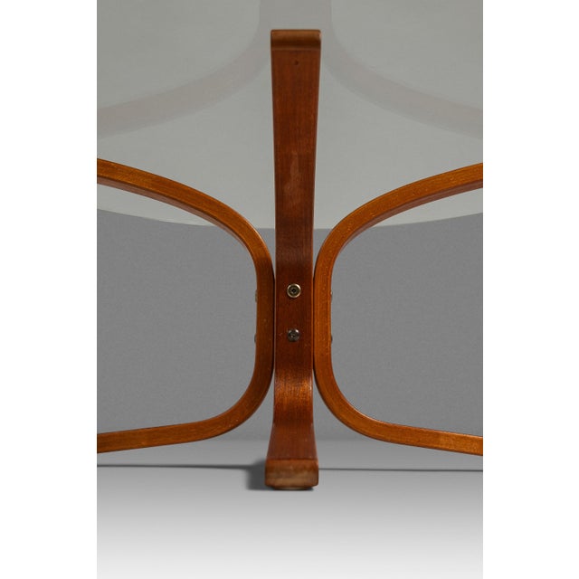 Mid-Century Scandinavian Modern "Siesta" Coffee Table W/ Glass Top Attrributed to Ingmar Relling for Westnofa, Norway, C. 1970s For Sale - Image 13 of 18