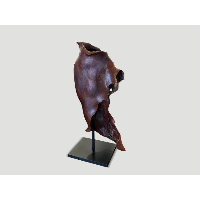 Andrianna Shamaris Ancient Wood Torso For Sale - Image 11 of 18