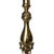 1970s 1970s Large Queen Anne Brass Patinaed Candle Stick Table Lamp For Sale - Image 5 of 8