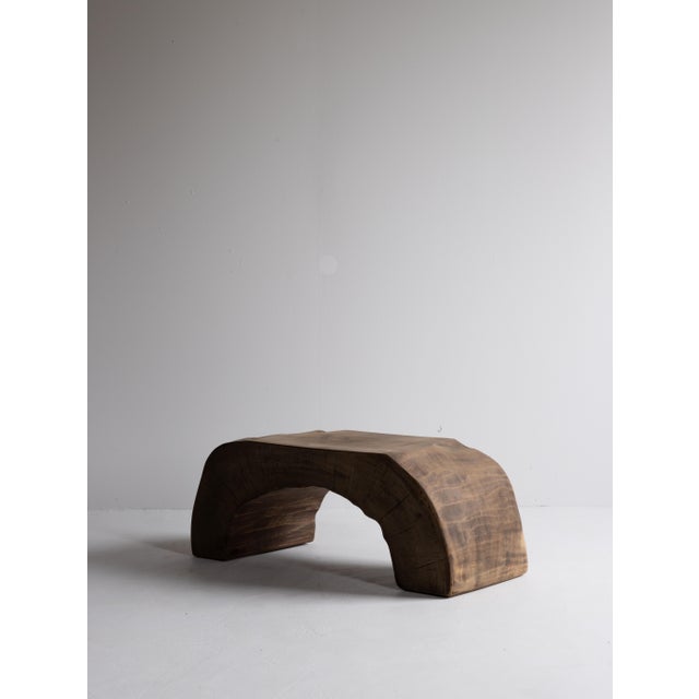 Japanese Old Primitive Side Chair 1940s-1960s / Stool Display Stand Wabi Sabi For Sale - Image 9 of 12