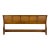 King Size Mid-Century Modern Headboard - Walnut and Cane For Sale
