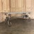 Mid-Century French Painted Oak and Wrought Iron Dining Table For Sale In Dallas - Image 6 of 13