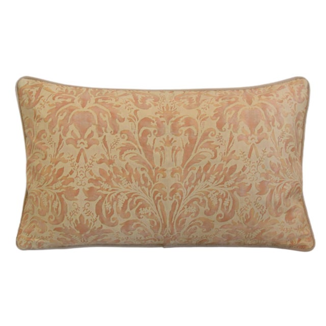 2020s Mariano Fortuny Lucrezia Italian Botanical Feather/Down Pillow For Sale - Image 5 of 5