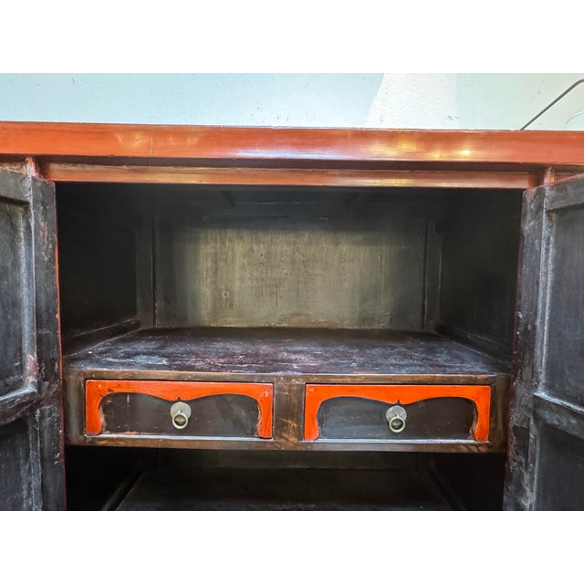 ShanXi Wedding Armoire, Antique For Sale - Image 9 of 13
