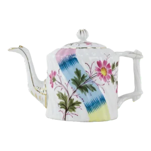 Charming Antique Teapot With Hand-Painted Floral Design
