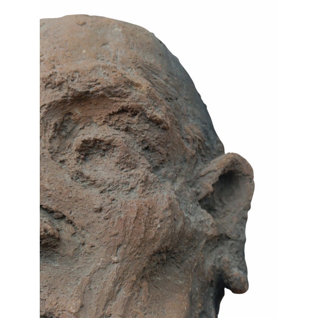 Expressionist Terracotta Sculpture, Italy, 1960s For Sale - Image 6 of 9