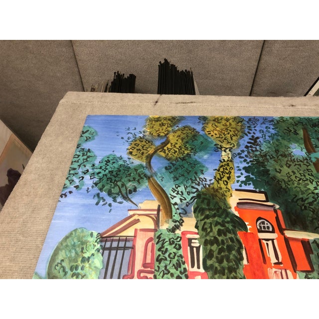 Raoul Dufy Paddock-deauville, 1960 For Sale - Image 10 of 12