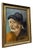 Maurice Terrot, Portrait of a Chinese Man in a Black Hat, 1960s, Oil on Canvas For Sale