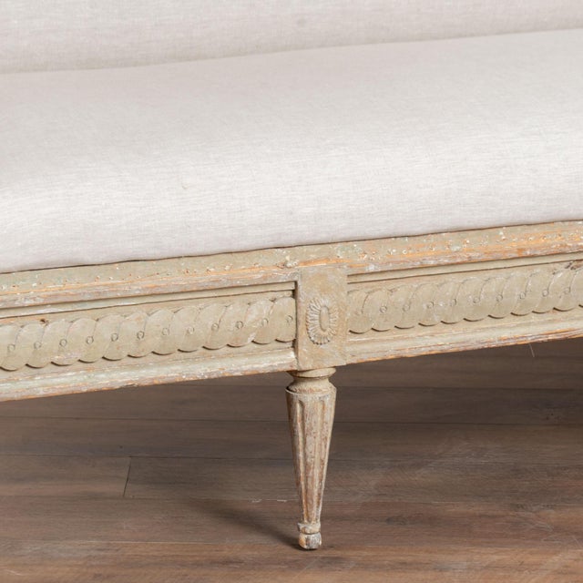 Early 19th Century Swedish Gustavian Pine Bench Settee For Sale - Image 15 of 18