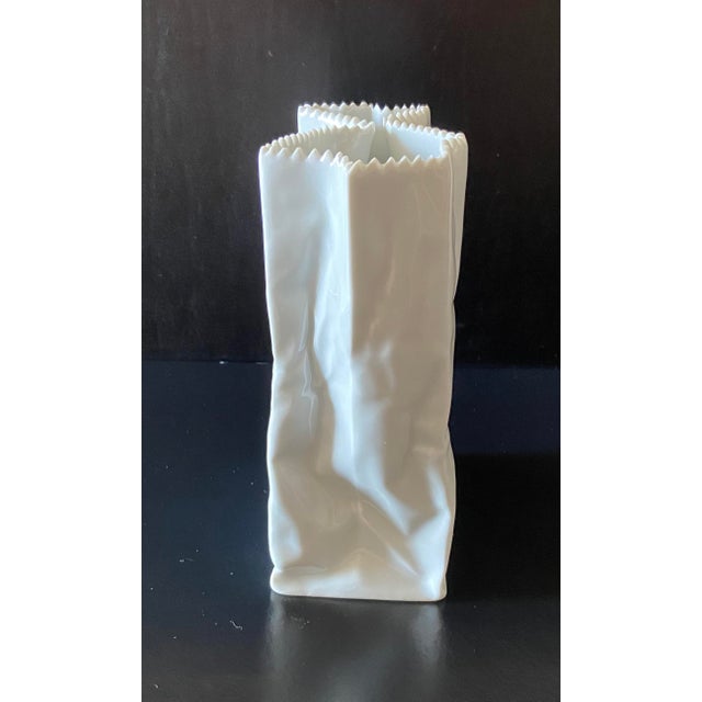 1970 Tapio Wirkkala Rosenthal Paper Bag Vase Chairish