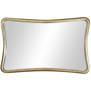 Mid-Century Italian Modernist Gilded Mirror For Sale