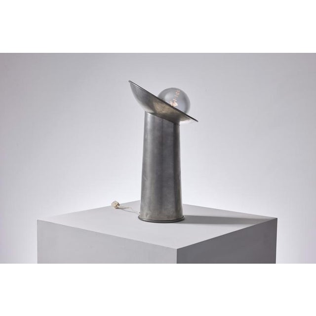 Vintage Radar Table Lamp by Gjlla Giani for Nucleo Sormani, 1971 For Sale - Image 4 of 11