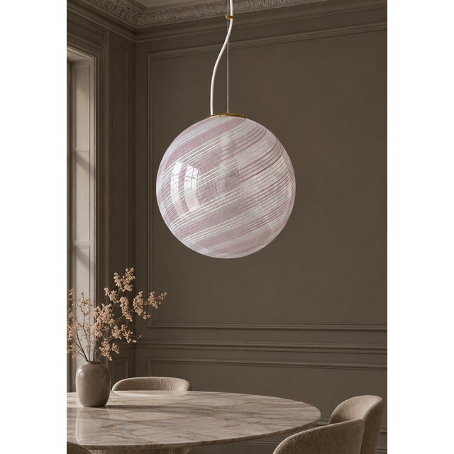 Murano Glass Pendant Lamp from De Majo, 1970s For Sale - Image 10 of 18