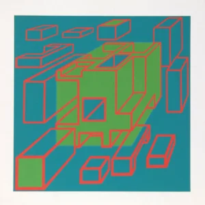 "Exploded View" Silkscreen by Roy Ahlgren