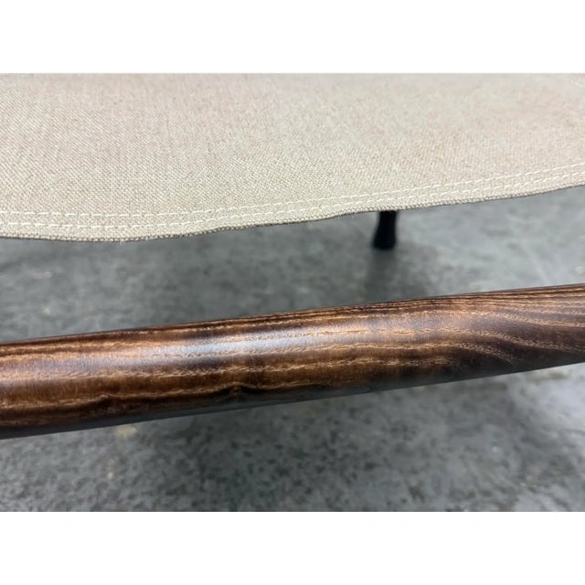 Early 21st Century Kaare Klint for Carl Hansen & Son Kk97170 Safari Footstool For Sale - Image 5 of 12