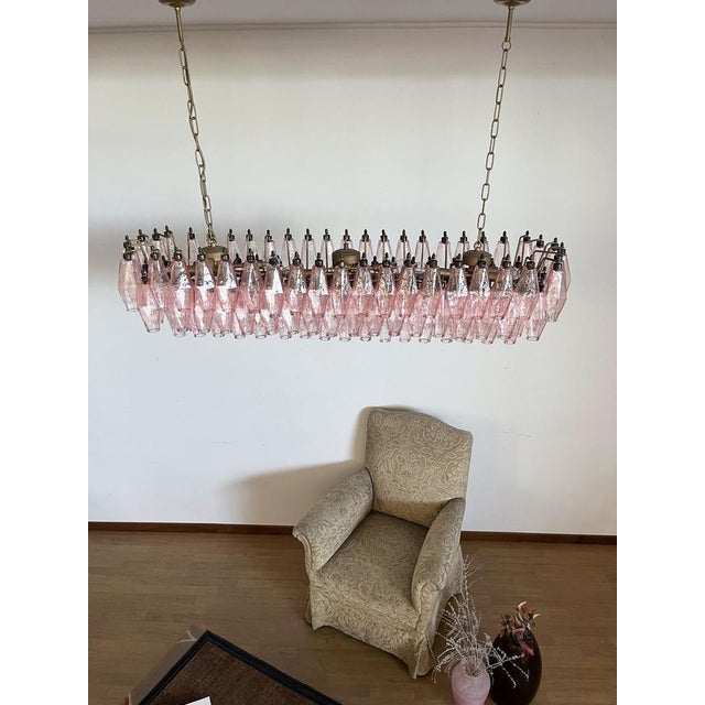 Murano Poliedri Chandelier by Carlo Scarpa, 1990 For Sale - Image 16 of 18