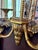 Gold Vintage Rococo Style Gilt Triptych Girandole Mirror With Candle Sconces For Sale - Image 8 of 12