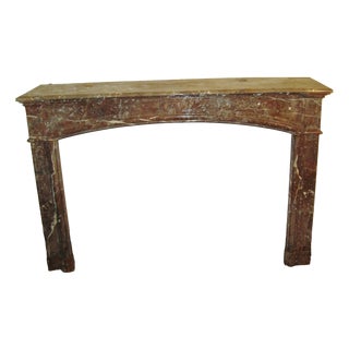 Fireplace in Belgian Breccia Marble For Sale