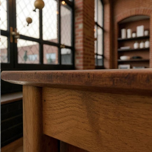 Danish Extendable Writing Desk in Teak and Oak, 1950s For Sale - Image 10 of 14