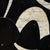 Mid-Century Modern Contemporary Black and White "Curve" Paper Collage in Vintage Frame For Sale - Image 3 of 6