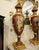 French Elegant Burgundy Porcelain Vases Set of 2– Classic French Style Décor For Sale - Image 3 of 4