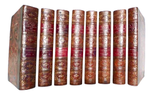 Early 19th Century Decorative Volume Set, Clarendon's the History of the Rebellion and Civil Wars in England - 8 Books