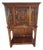 Antique Karpen Furniture French Gothic Cabinet Oak Vestry Altar Wine Bar Hutch For Sale