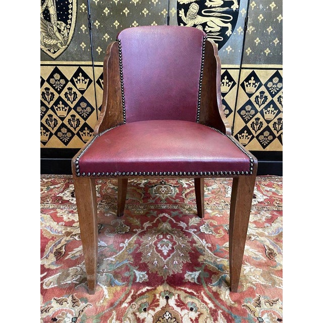 Art Deco Gondola Chairs, Set of 4 For Sale - Image 5 of 11
