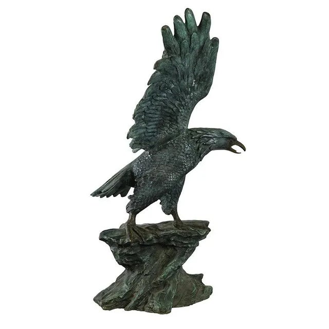 Patin Bronze Eagle-Sculpture, Italy, 1970s, Bronze For Sale - Image 6 of 11