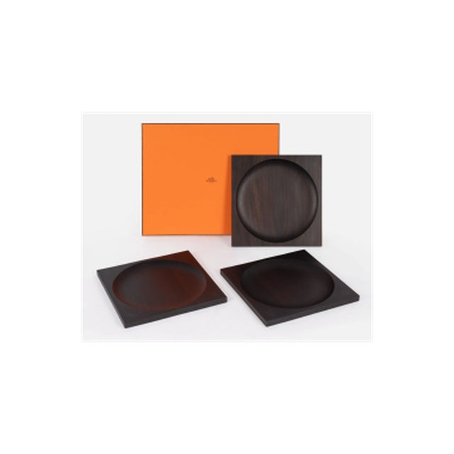 Wooden Trays from Hermès, 2010s, Set of 5 For Sale - Image 6 of 7