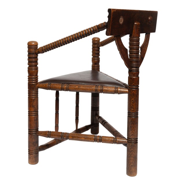 Antique Chair in Pine, 1890s For Sale