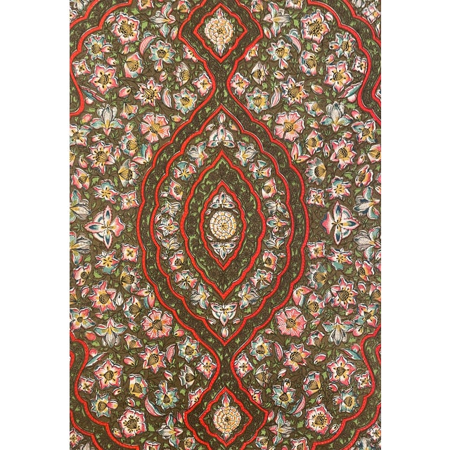 "Indian No 5" chromolithograph plate from a 1910 printing of Owen Jones (1809-1874) "Grammar of Ornament" the most...