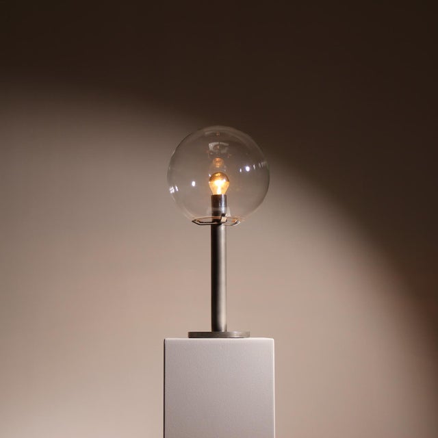 Minimalist Sphere Table Lamp, Germany, 1960s For Sale - Image 14 of 14