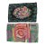 Pair of Folk Art Vintage Hand Hooked Textile Wall Decorations 1940s For Sale