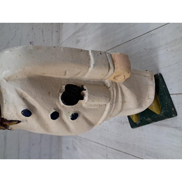 Vintage Cast Iron Butchers Pig Advertising Prop, 1930 For Sale - Image 9 of 18