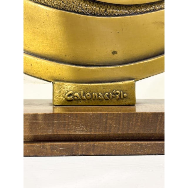 Mid-Century Table Lamp by Giuseppe Calonaci, Italy, 1970s This piece is attributed to the mentioned designer/maker. It has...