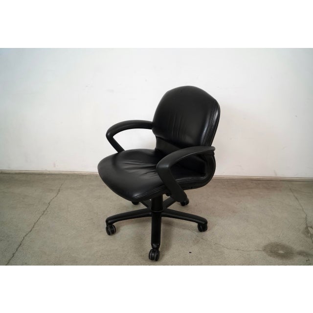 椅子 vintage 90's Postmodern Chair Postmodern Leather Lounge Chair by Chateau d'ax, Made in