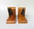 Fish Bookends in Bronze Black & Teak in the style of Walter Bosse, 1950s, Set of 2 For Sale - Image 6 of 18