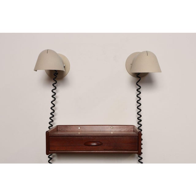 Metal Pair of Vintage Italian "Pala" Wall Scones by Danilo & Corrado Aroldi for Luci For Sale - Image 7 of 18