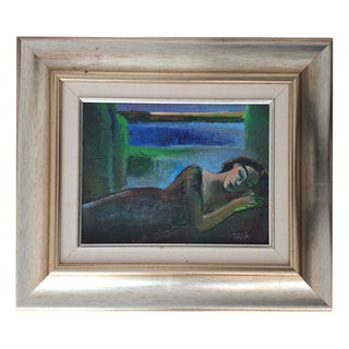 Anna Karpowicz-Westner, Sleeping, Oil on Canvas For Sale
